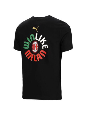 AC Milan 19 champion Italy milanposts black shirt men's soccer uniform top kit 2022-2023